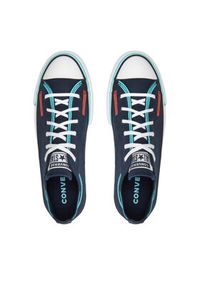 Converse Trampki Chuck Taylor All Star Lift Platform Color Pop Ox A07597C Czarny. Kolor: czarny. Materiał: materiał. Obcas: na platformie #5