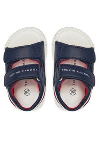 TOMMY HILFIGER - Tommy Hilfiger Sandały T1B2-33423-1591 M Niebieski. Kolor: niebieski #4