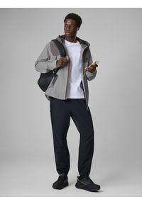 4f - 4F Kurtka przejściowa membrana 5000 męska - szara S. Okazja: na spacer, na co dzień, do pracy. Kolor: szary. Materiał: materiał. Styl: casual #2