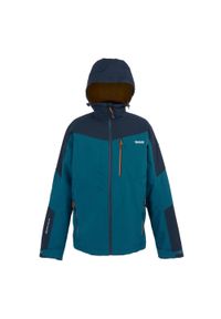 Regatta - Męska Kurtka Wentwood IX 3 W 1. Kolor: niebieski. Sport: turystyka piesza #1