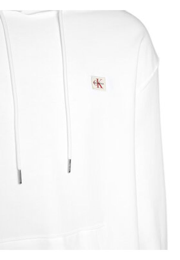 Calvin Klein Bluza LV04RC274G Biały Regular Fit. Kolor: biały. Materiał: bawełna