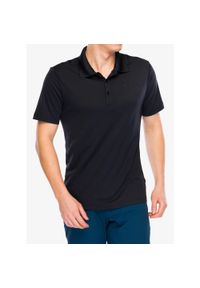 Koszulka polo męska Vaude Essential Polo Shirt. Typ kołnierza: polo. Kolor: czarny. Sezon: lato