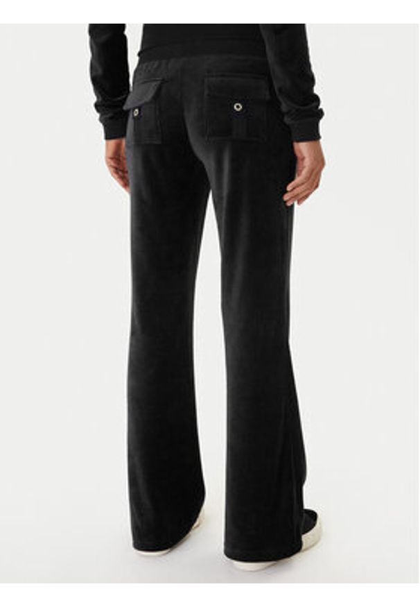 Juicy Couture Spodnie dresowe Caisa JCSEBJ008G Czarny Slim Fit. Kolor: czarny. Materiał: bawełna