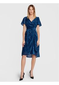 Sukienka koktajlowa DKNY. Kolor: niebieski. Styl: wizytowy #1