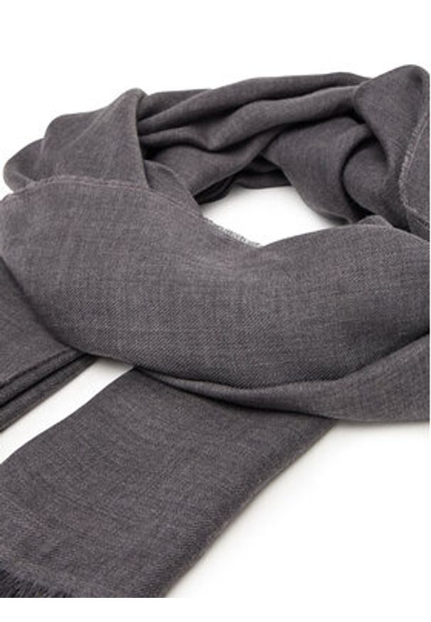 Weekend Max Mara Szal Ken 2525546044 Szary. Kolor: szary. Materiał: wełna