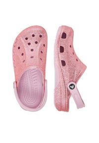Crocs Klapki C-BAYA GLITTER CLOG 205925-6GD Różowy. Kolor: różowy
