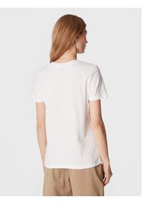 TOMMY HILFIGER - Tommy Hilfiger T-Shirt Foil WW0WW37194 Biały Regular Fit. Kolor: biały. Materiał: bawełna