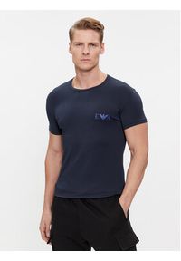 Emporio Armani Underwear Komplet 2 t-shirtów 111670 4R715 06236 Granatowy Regular Fit. Kolor: niebieski. Materiał: bawełna #4