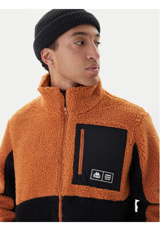 Kappa Polar Olya 381Z6LW Brązowy Regular Fit. Kolor: brązowy. Materiał: syntetyk