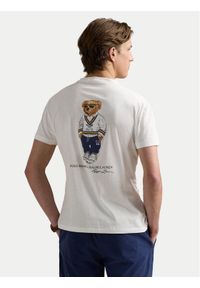 Polo Ralph Lauren T-Shirt 710969631001 Biały Custom Slim Fit. Typ kołnierza: polo. Kolor: biały. Materiał: bawełna