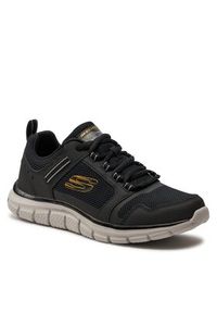 skechers - Skechers Sneakersy Knockhill 232001/BKGD Czarny. Kolor: czarny. Materiał: materiał #4