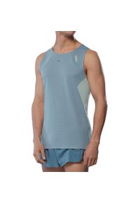 Tank top Mizuno Tech Light. Kolor: niebieski. Długość rękawa: bez rękawów. Sport: bieganie #1