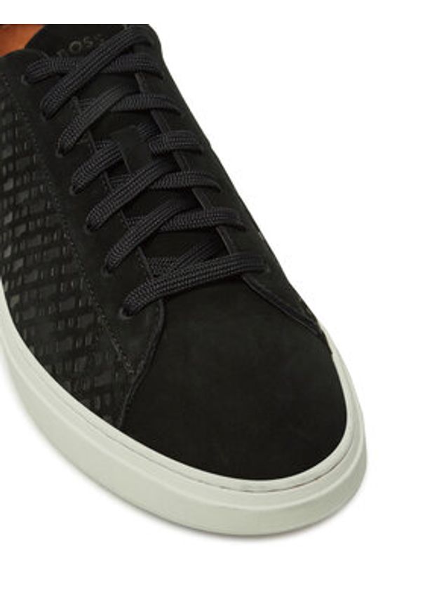 BOSS Sneakersy 50542092 Czarny. Kolor: czarny. Materiał: skóra