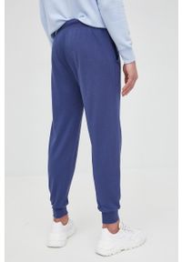 Polo Ralph Lauren spodnie męskie kolor granatowy z nadrukiem. Kolor: niebieski. Materiał: dzianina. Wzór: nadruk #2