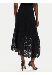Guess Spódnica midi W6GD40 W1882 Czarny Regular Fit. Kolor: czarny. Materiał: bawełna #3