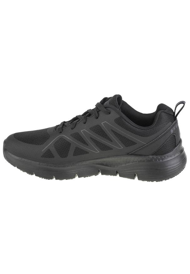 skechers - Adidasy Skechers Arch Fit Sr-axtell, Mężczyźni. Zapięcie: sznurówki. Kolor: czarny. Materiał: materiał