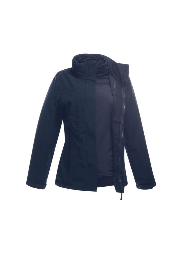 Regatta - Damska Kurtka 3 W 1 Kingsley. Kolor: niebieski. Sport: turystyka piesza