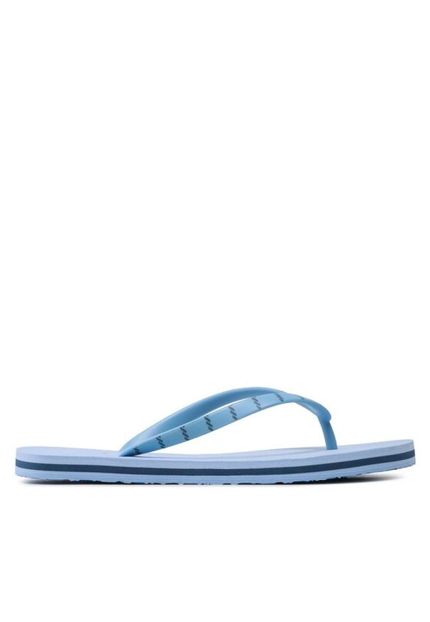 TOMMY HILFIGER - Tommy Hilfiger Japonki Essential Beach Sandal FW0FW07141 Błękitny. Kolor: niebieski