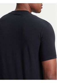 Karl Lagerfeld - KARL LAGERFELD T-Shirt 755750 553221 Granatowy Regular Fit. Typ kołnierza: dekolt w karo. Kolor: niebieski. Materiał: bawełna #4