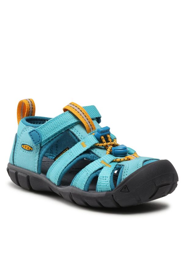 keen - Sandały Keen SeaCamp II Cnx 1027413 Ipanema/Fjord Blue. Kolor: niebieski. Materiał: materiał