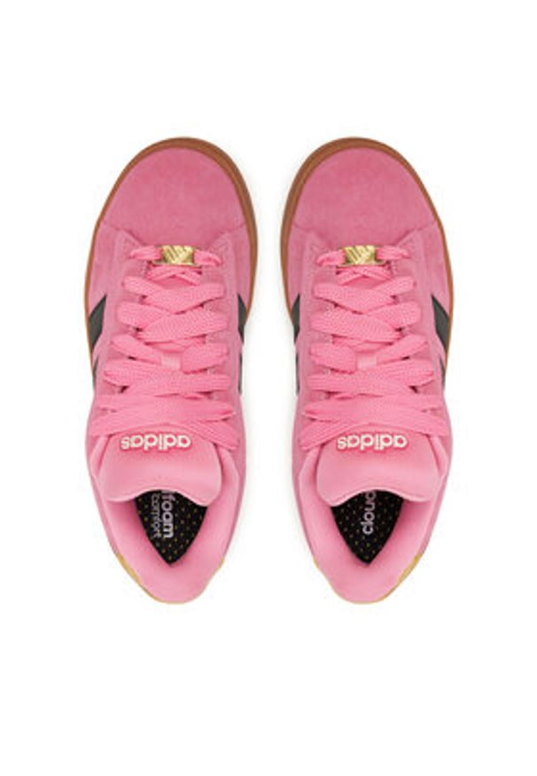 Adidas - adidas Sneakersy Grand Court Alpha 00s JH8669 Różowy. Kolor: różowy. Materiał: skóra