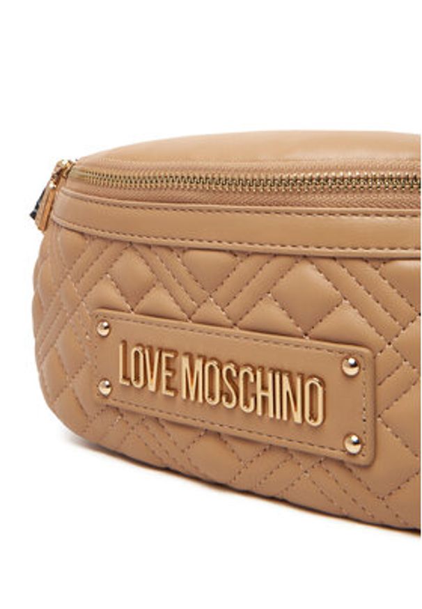 Love Moschino - LOVE MOSCHINO Saszetka nerka JC4003PP0NLA0104 Beżowy. Kolor: beżowy. Materiał: skóra