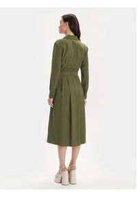 MAX&Co. Sukienka koszulowa Armilla 2416221032200 Zielony Regular Fit. Kolor: zielony. Materiał: wiskoza. Typ sukienki: koszulowe