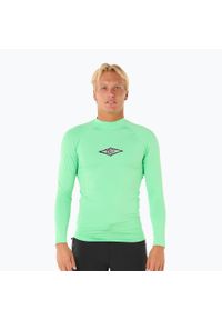 RIPCURL - Longsleeve do pływania męski Rip Curl Raw Energy UPF Performance. Kolor: zielony