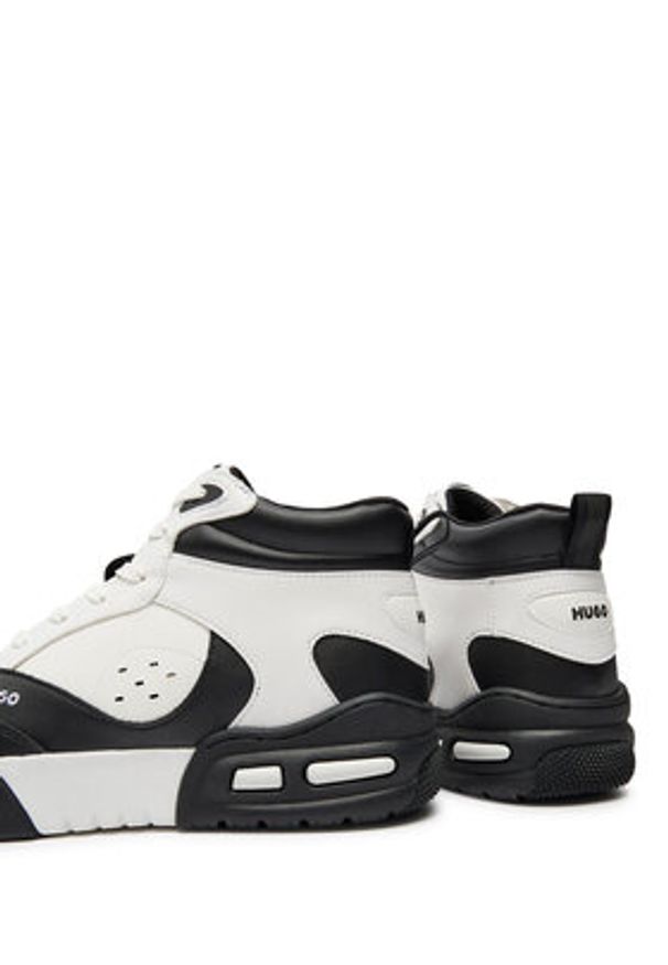 Hugo - HUGO Sneakersy Kedge 50523969 Biały. Kolor: biały. Materiał: skóra
