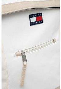 Tommy Jeans plecak męski kolor biały duży gładki. Kolor: biały. Wzór: gładki #5