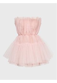 Kontatto Sukienka koktajlowa BO135 Różowy Regular Fit. Kolor: różowy. Materiał: syntetyk. Styl: wizytowy #2