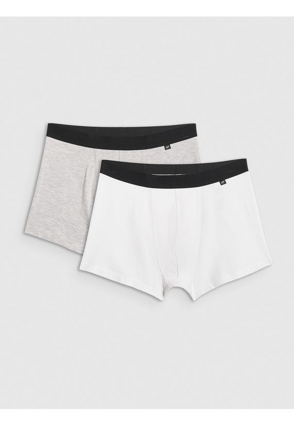 4f - 4F Bielizna bokserki (2-pack) męskie - multikolor 3XL. Kolor: wielokolorowy. Materiał: materiał, elastan, guma, bawełna