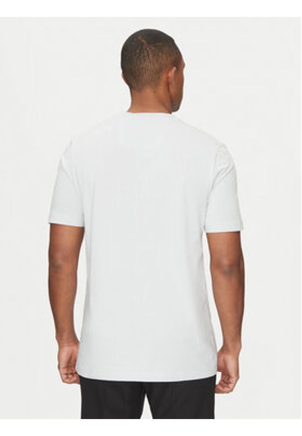 BOSS T-Shirt Tape Logo 50530990 Szary Regular Fit. Kolor: szary. Materiał: bawełna