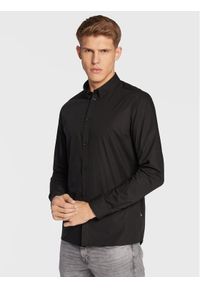 !SOLID - Solid Koszula 21103247 Czarny Slim Fit. Kolor: czarny. Materiał: bawełna #1