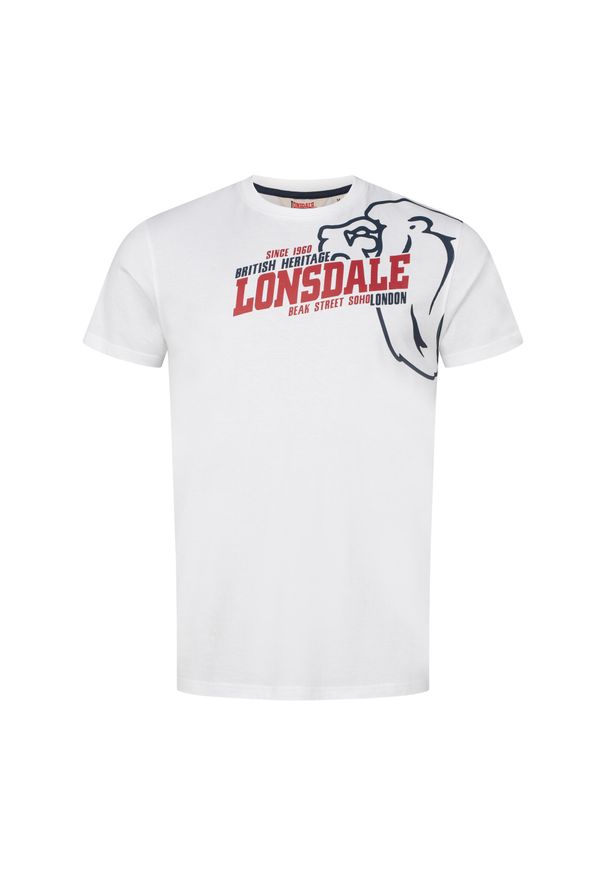 Koszulka Lonsdale Walkley. Kolor: biały