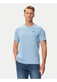 Beverly Hills Polo Club T-Shirt P-SS26M-TS41740 Niebieski Regular Fit. Typ kołnierza: polo. Kolor: niebieski. Materiał: bawełna #1