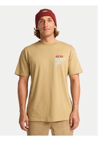 Billabong T-Shirt Twin Fin EBYZT00362 Beżowy Regular Fit. Kolor: beżowy. Materiał: bawełna #3