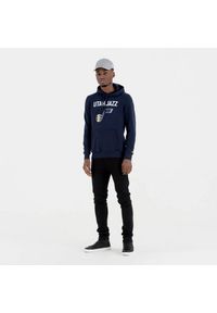 New Era - Bluza z kapturem Utah Jazz NBA. Typ kołnierza: kaptur. Kolor: niebieski