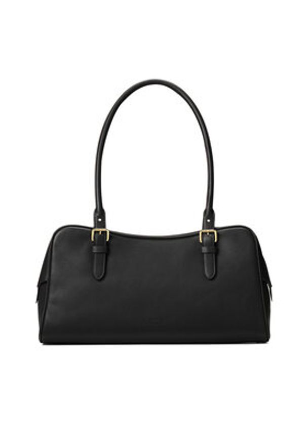 Lauren Ralph Lauren - LAUREN RALPH LAUREN Torebka 431P06068002 Czarny. Kolor: czarny. Materiał: skórzane