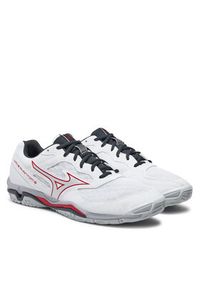 Mizuno Buty halowe Wave Phantom 3 X1GA2260 Biały. Kolor: biały. Materiał: materiał. Model: Mizuno Wave #5