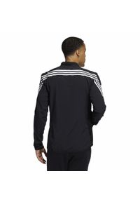 Adidas Aeroready Woven 3S Full Zip Jacket Czarny M. Kolor: czarny. Materiał: elastan, poliester