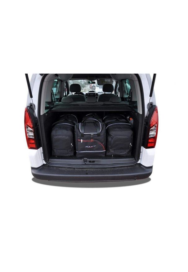 KJUST - Torby Do Bagażnika Citroen Berlingo 2008-2018 4Szt Kjust. Kolor: czarny. Styl: sportowy
