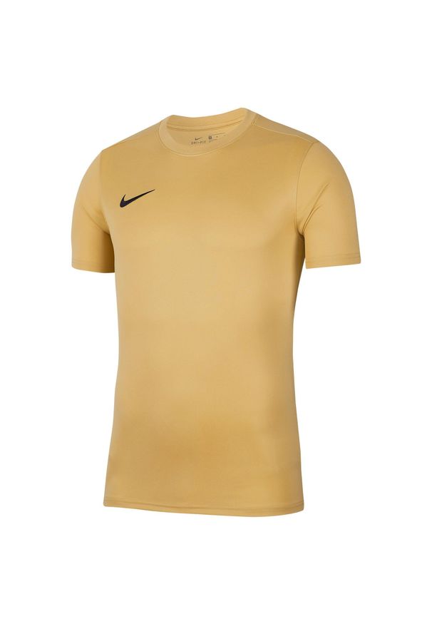 Koszulka treningowa chłopięca Nike Dry Park Vii Jsy. Kolor: żółty. Długość rękawa: krótki rękaw. Długość: krótkie