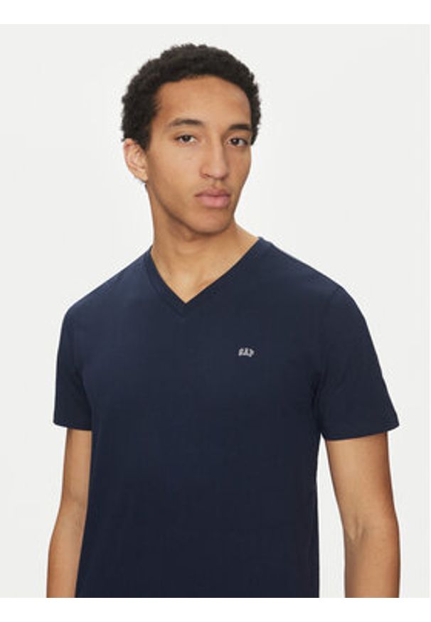 GAP - Gap T-Shirt 502020-01 Granatowy Regular Fit. Kolor: niebieski. Materiał: bawełna