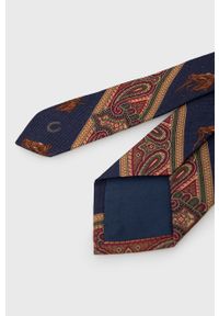 Polo Ralph Lauren krawat wełniany kolor granatowy. Kolor: niebieski. Materiał: wełna #2