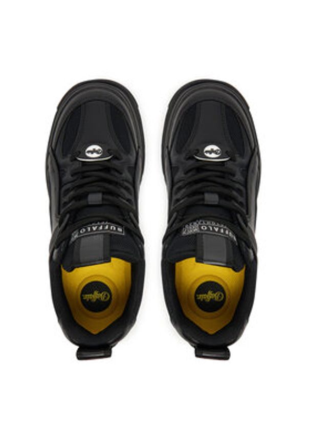 Buffalo Sneakersy Aspha Hyb 1622107 Czarny. Kolor: czarny. Materiał: skóra