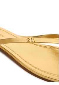 Lauren Ralph Lauren - LAUREN RALPH LAUREN Japonki 802959563001 Złoty. Kolor: złoty. Materiał: syntetyk #6