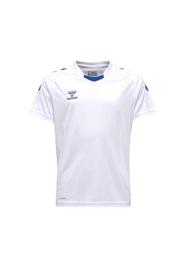 Koszulka dziecięca Hummel hmlCORE XK. Kolor: niebieski, wielokolorowy, biały. Materiał: tkanina. Sport: fitness, piłka nożna