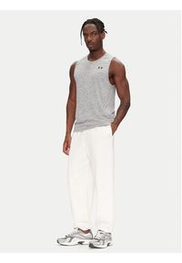 Under Armour Tank top Tech 1382795 Szary Regular Fit. Kolor: szary. Materiał: syntetyk