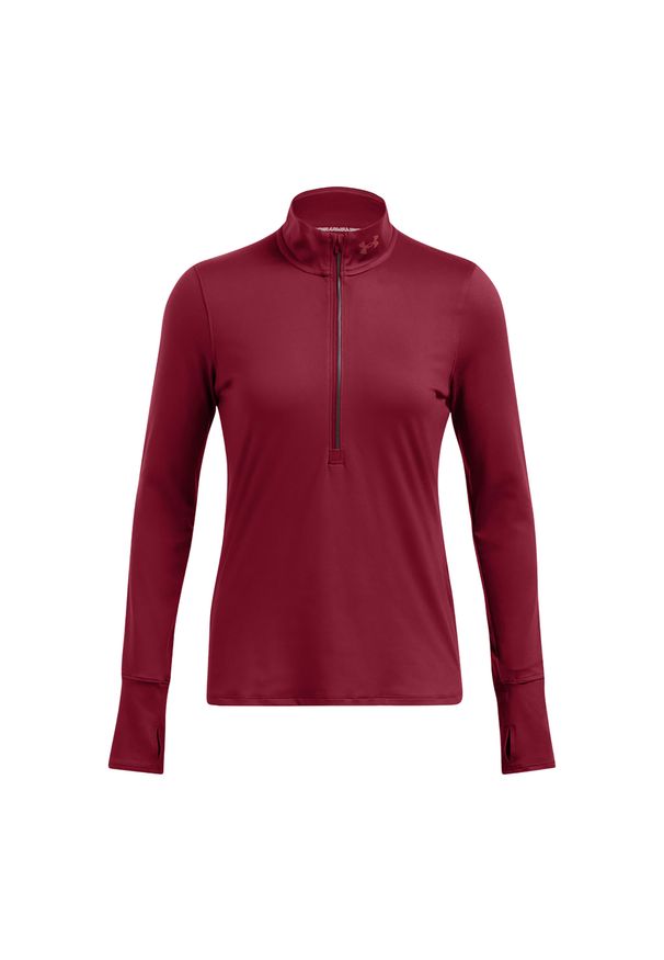 Longsleeve do biegania damski Under Armour Launch Pro Half Zip. Kolor: czerwony. Długość rękawa: długi rękaw